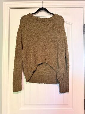 Cozy Brown Women's Knit Sweater